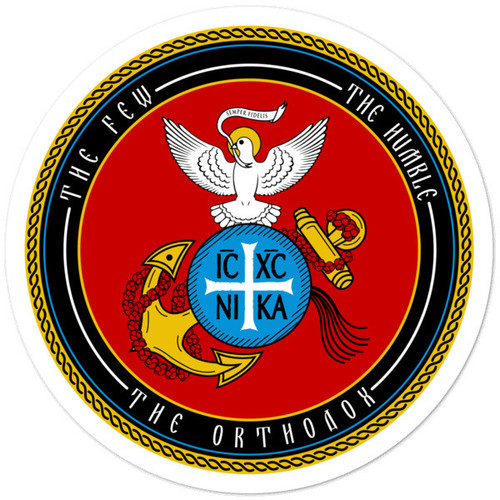 The Orthodox Marine sticker