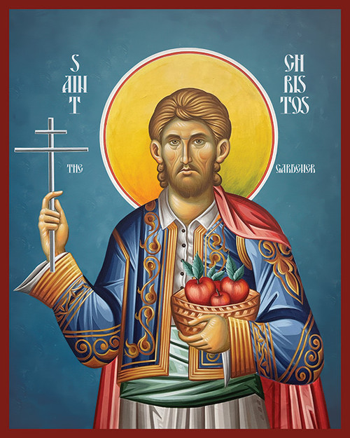 Icon of St. Christos the Gardener  - (1CH57)