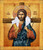 a beautiful icon of Christ the Good Shepherd.