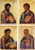 Icon Set: Four Evangelists, 14th c. - (MFE09)