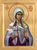 Icon of St. Dymphna (Daphne) - 20th c. - English - (1DY10) Icon of St. Dymphna (Daphne) - 20th c. - English - (1DY10)