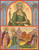 Icon of St. Mary of Egypt with Scenes from her life