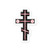 Black Red and White Russian 3 Bar Cross Black Red and White Russian 3 Bar Cross