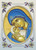 Single Theotokos and Christ Child Christmas Card - GC11 Single Theotokos and Christ Child Christmas Card - GC11