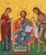 A beautiful icon of the Deisis.