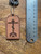 Schema Cross Woodcut Keychain fob