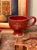 Handcrafted Ceramic Censer – Red – 01CEN2
