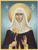 Icon of Saint Wendreda - 21st c. (1WE20)