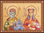 Icon of St. Vladmir and Olga, Enlighteners of the Rus - 21st c. (1VO10)