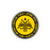 Holy Mountain (Athos) with Double-headed Eagle (Yellow) Bubble-free stickers