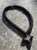 50 Knot Prayer Rope - Black with Blue Bead (PR50BL)