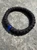 33 Knot Prayer Rope - Black with Blue Bead (PR33BL)