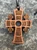 Small Jerusalem Cross - Wood Cut  - (KC11)