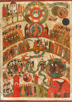 Icon of the Last Dreadful Judgment - 17th c. Novgorod