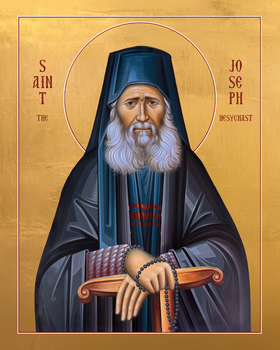 Icon of St. Joseph the Hesychast, 21st c. - (SJO14) - Uncut