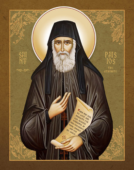 Icon of St. Paisios the Athonite - English - (1PA47) - Uncut Mountain ...