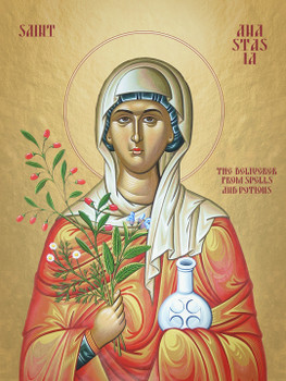 Icon of St. Anastasia - English - (1AN06)
