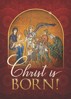 Christ is Born Christmas Card Pack of 12 - GC25
