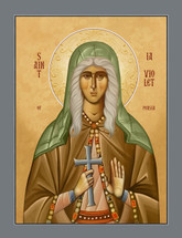 A beautiful Icon of St.Ia Violet of Persia.