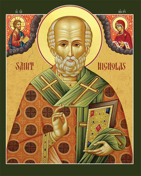 Icon of St. Nicholas - 21st c. (1NI77)