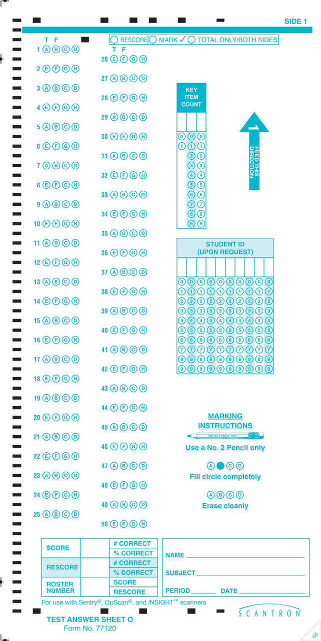 激レア　ドン・ロス　Don Ross TAB譜 Answer Book（CD付） 77120 Answer Sheet O (500/PKG) - Scantron