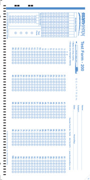 76250 Exam Syst 200 Item (500/PKG)