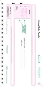 95609 Survey/Ballot Result (100/PKG)