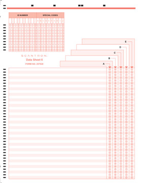 103373 GP Data Sheet 1 (500/PKG) - Scantron