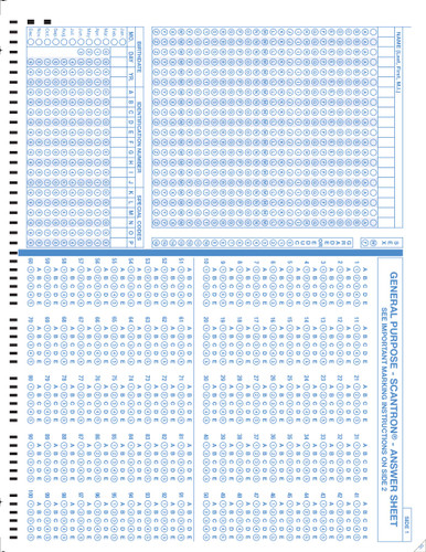 4521-BAG Bag Version of 4521 (2400/CTN) - Scantron