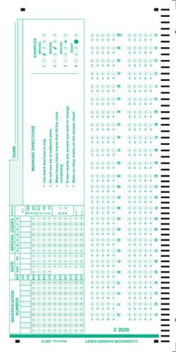 32515 GPAS 100Q x 5 Response (500/PKG)