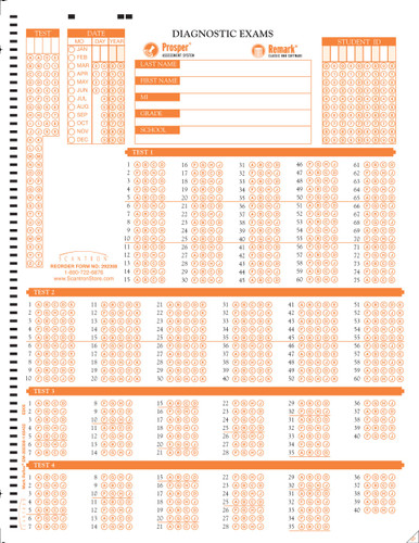 292308 Practice Exam, ACT (500/PKG) - Scantron