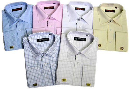Formal shirt - blue, pink, white, green