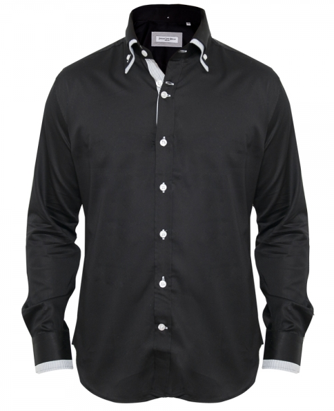 Black casual shirt
