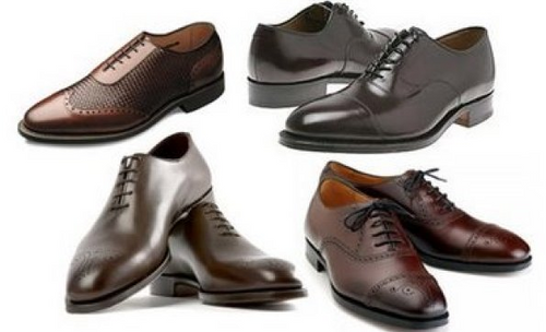 Formal shoes for men - brown and black