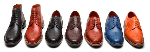 Formal shows - orange, blue, red, brown, black