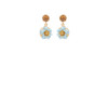 Elegant and sophisticated, these camelia earrings will add a touch of French style to your outfit with fun and colours- best French styles at Maison Otto French lifestyle boutique