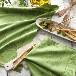 Olive Huile Verte Tea Towel Olive Huile Verte Tea Towel