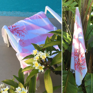 Beaurivage Rose fushia Luxurious Beach towel! live life with style! Beaurivage Rose fushia Luxurious Beach towel! live life with style!