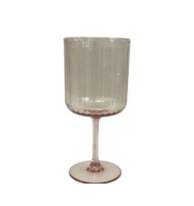 Pink Wine glass Acrylic