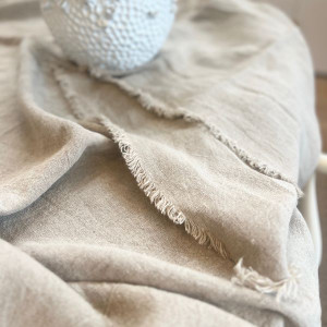 Frai Natural Linen Tablecloth 250x 150cm