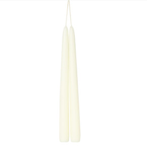 Ivory Taper Dinner Candle