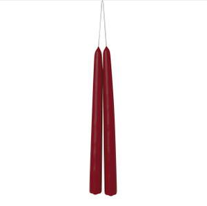 Red Plum Taper dinner Candle