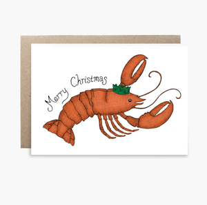 Lobster Christmas Card