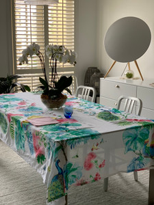 Paloma Linen Table Cloth