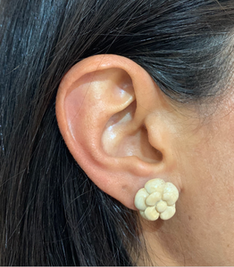 Camelia Ivory Earrings Large Camelia Ivory Earrings Large