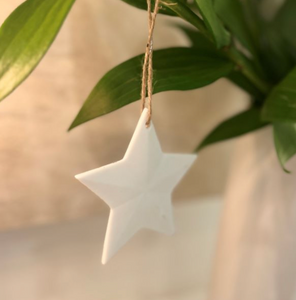 White Ceramic star