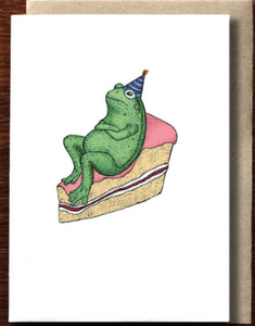 Birthday Frog Card Birthday Frog Card