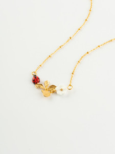 Ladybug Flower Necklace Ladybug Flower Necklace