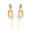 So French! Statement Earrings by Julie Sion Paris -  Alysse Pompon Earrings