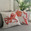 Octopus Red Linen Cushion